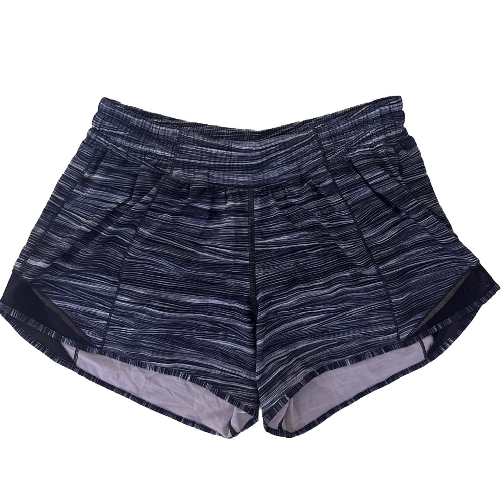 Women's Striped Shorts - Black and White